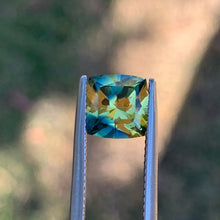 2.65ct Yellow/Blue Parti Sapphire, Cushion