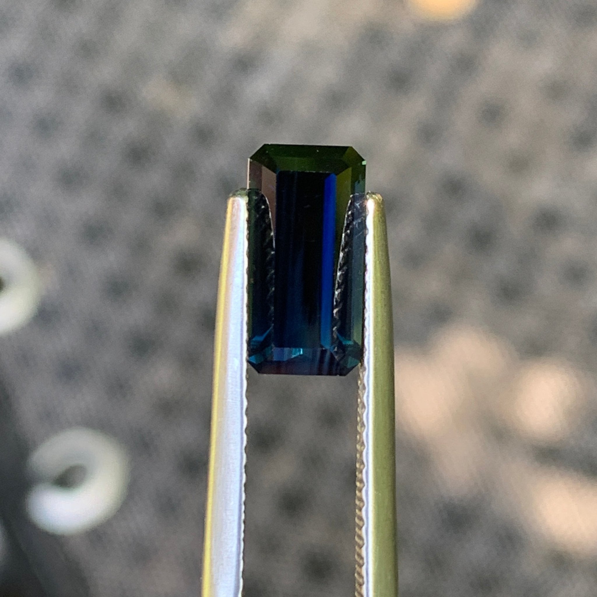 2.68ct Blue Sapphire Rectangular