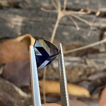 2.69ct Deep Blue Sapphire Trillion