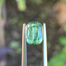 2.71ct Light Yellow Green Sapphire, Cushion