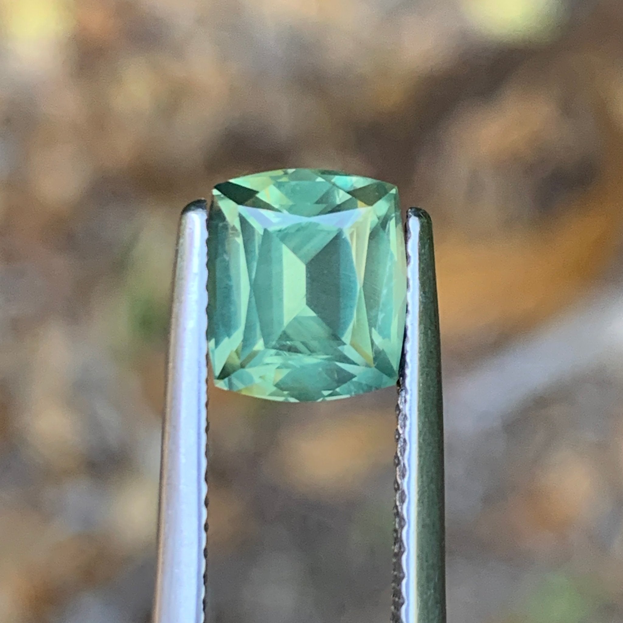 2.73ct Green Sapphire, Cushion