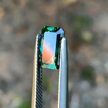 2.77ct Teal Green Sapphire, Rectangular