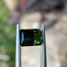 2.79ct Green Australian Sapphire, Emerald Shape