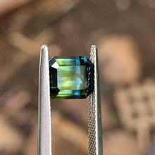 2.7ct Parti Sapphire, Emerald Shape