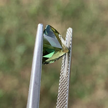 2.82 Green Sapphire, Trillion