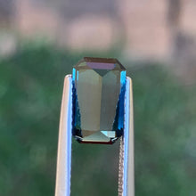 2.83ct Blue Green Parti Sapphire, Emerald