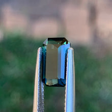 2.83ct Blue Green Parti Sapphire, Emerald