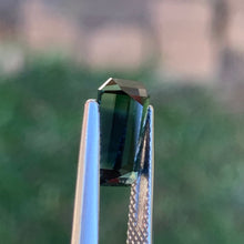 2.83ct Blue Green Parti Sapphire, Emerald