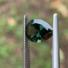 2.84ct Dark Green Sapphire, Pear