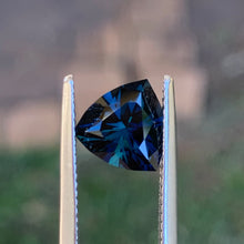2.85ct Bluish Green Sapphire, Trillion