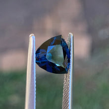 2.85ct Bluish Green Sapphire, Trillion