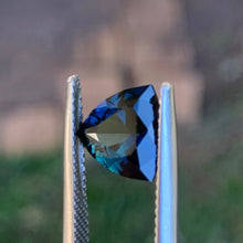 2.85ct Bluish Green Sapphire, Trillion