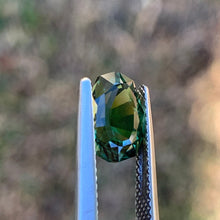 2.8ct Green Sapphire, Elongated Cushion