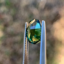 2.8ct Green Sapphire, Elongated Cushion