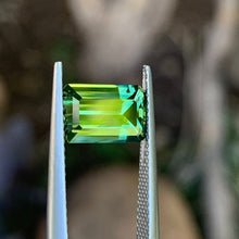 3.06ct Green Australian Sapphire, Emerald Shape