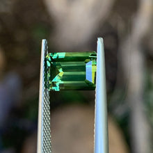 3.06ct Green Australian Sapphire, Emerald Shape