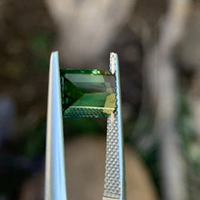3.06ct Green Australian Sapphire, Emerald Shape