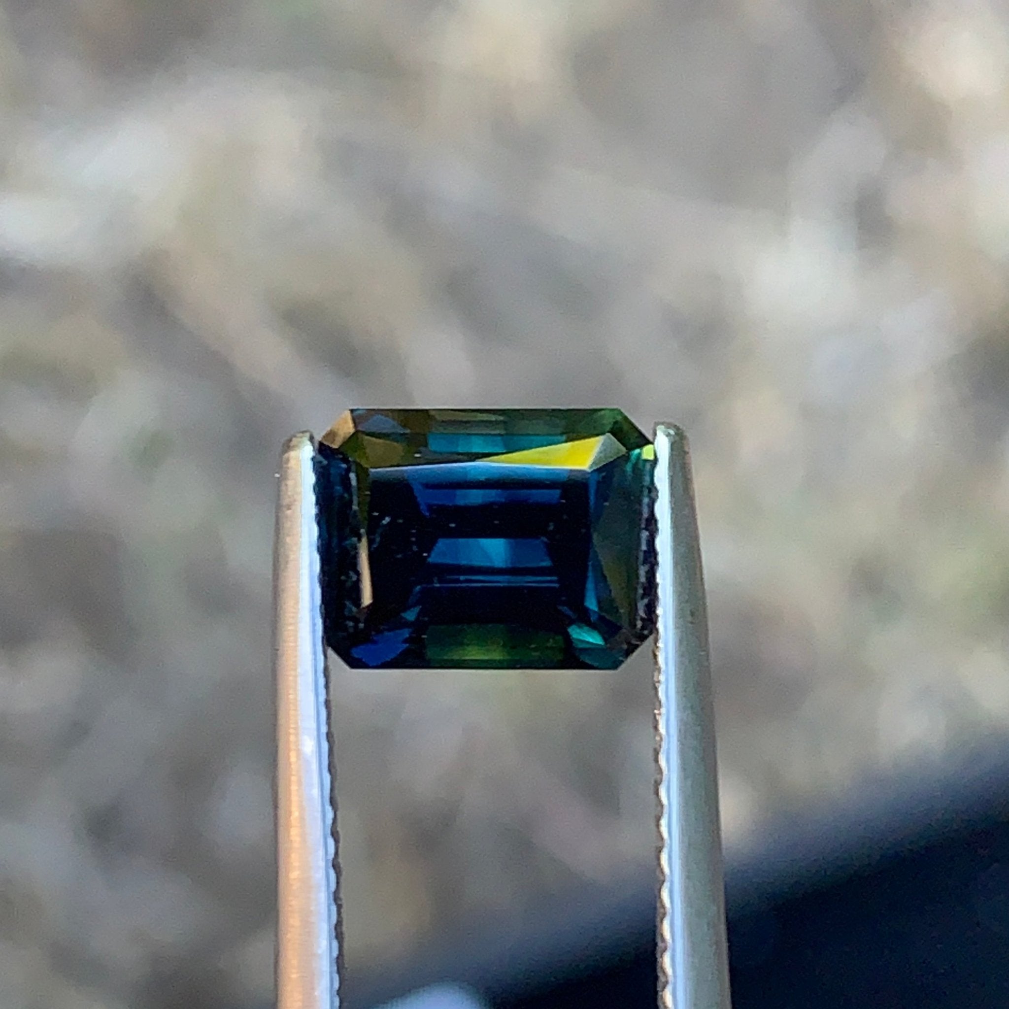 3.0ct Blue Sapphire Long Cushion