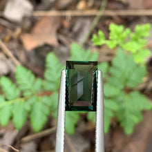 3.0ct Deep Sea Green Sapphire Baguette