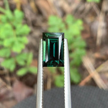 3.0ct Deep Sea Green Sapphire Baguette