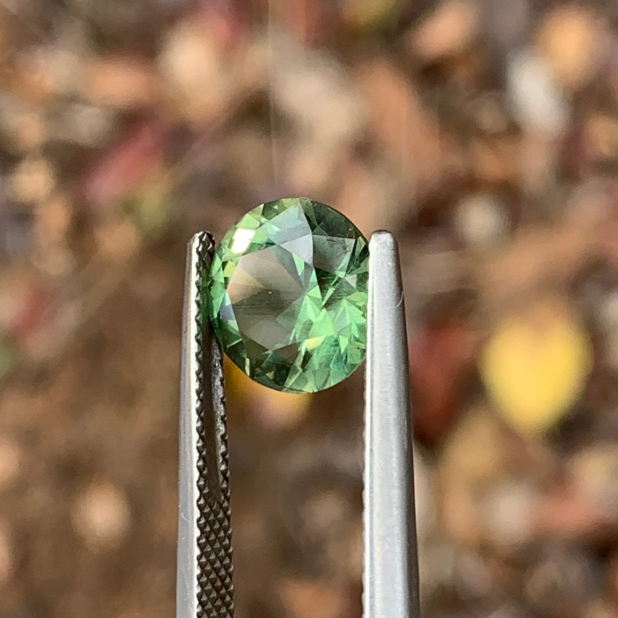 3.0ct Green Sapphire Round