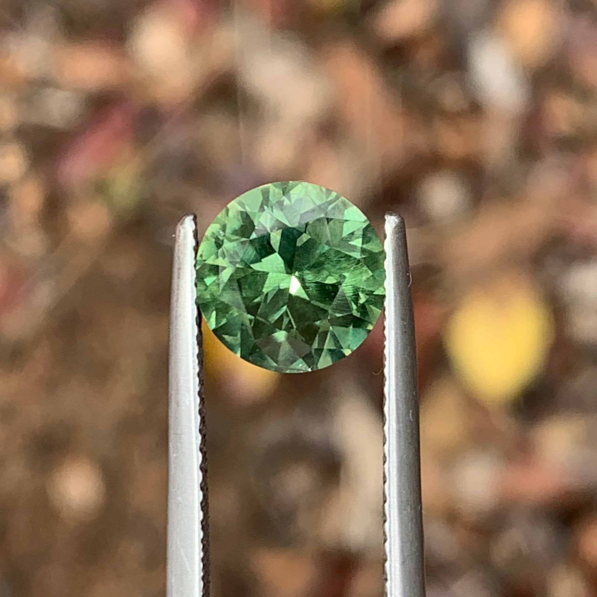 3.0ct Green Sapphire Round