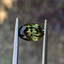 3.26ct Chartreuse Green Sapphire, Oval