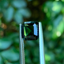 3.32ct Dark Green Blue Sapphire, Octagon