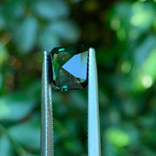 3.32ct Dark Green Blue Sapphire, Octagon