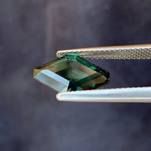 3.36ct Teal Sapphire Long Hexagon