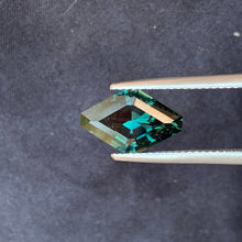 3.36ct Teal Sapphire Long Hexagon
