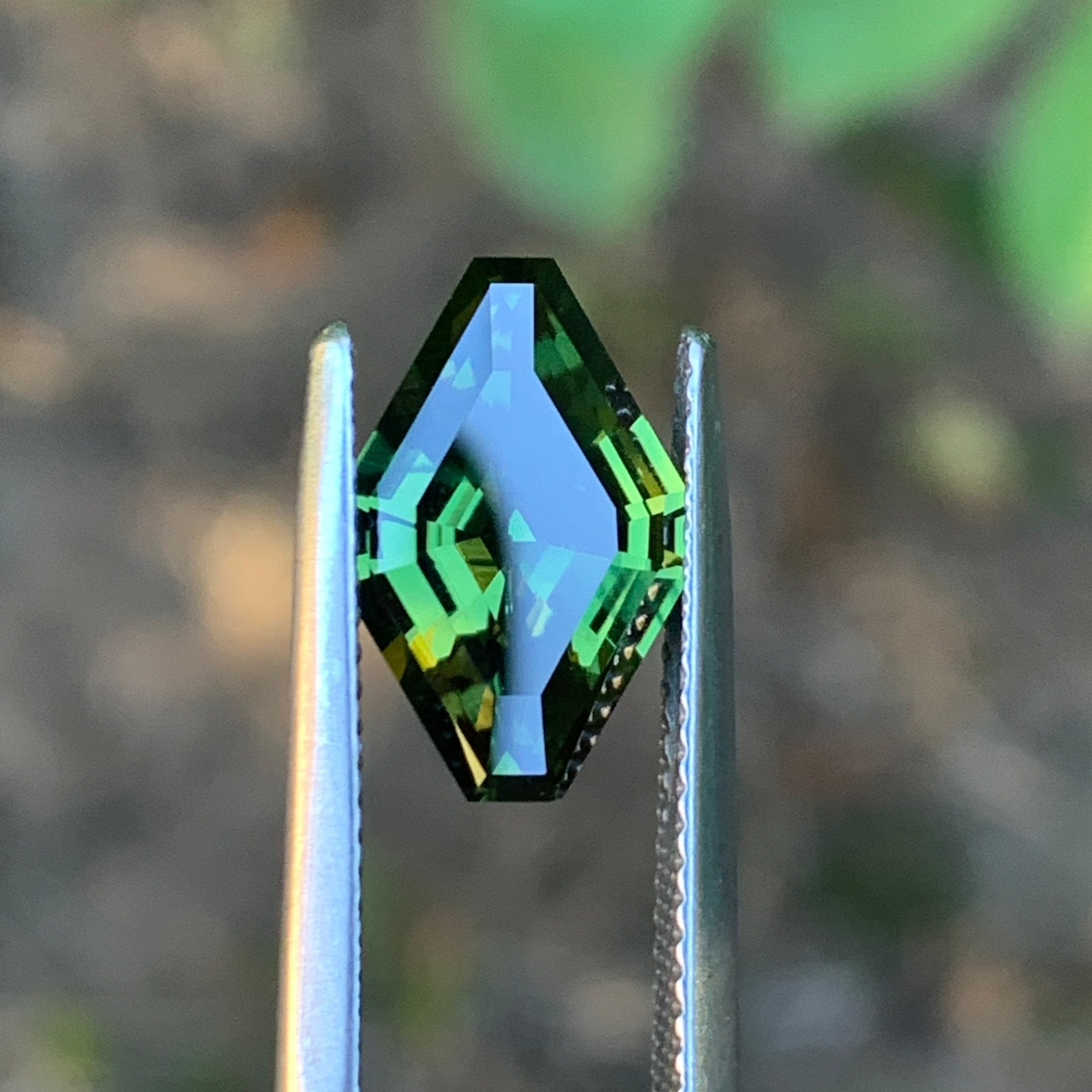 3.3ct Green Sapphire, Hexagon