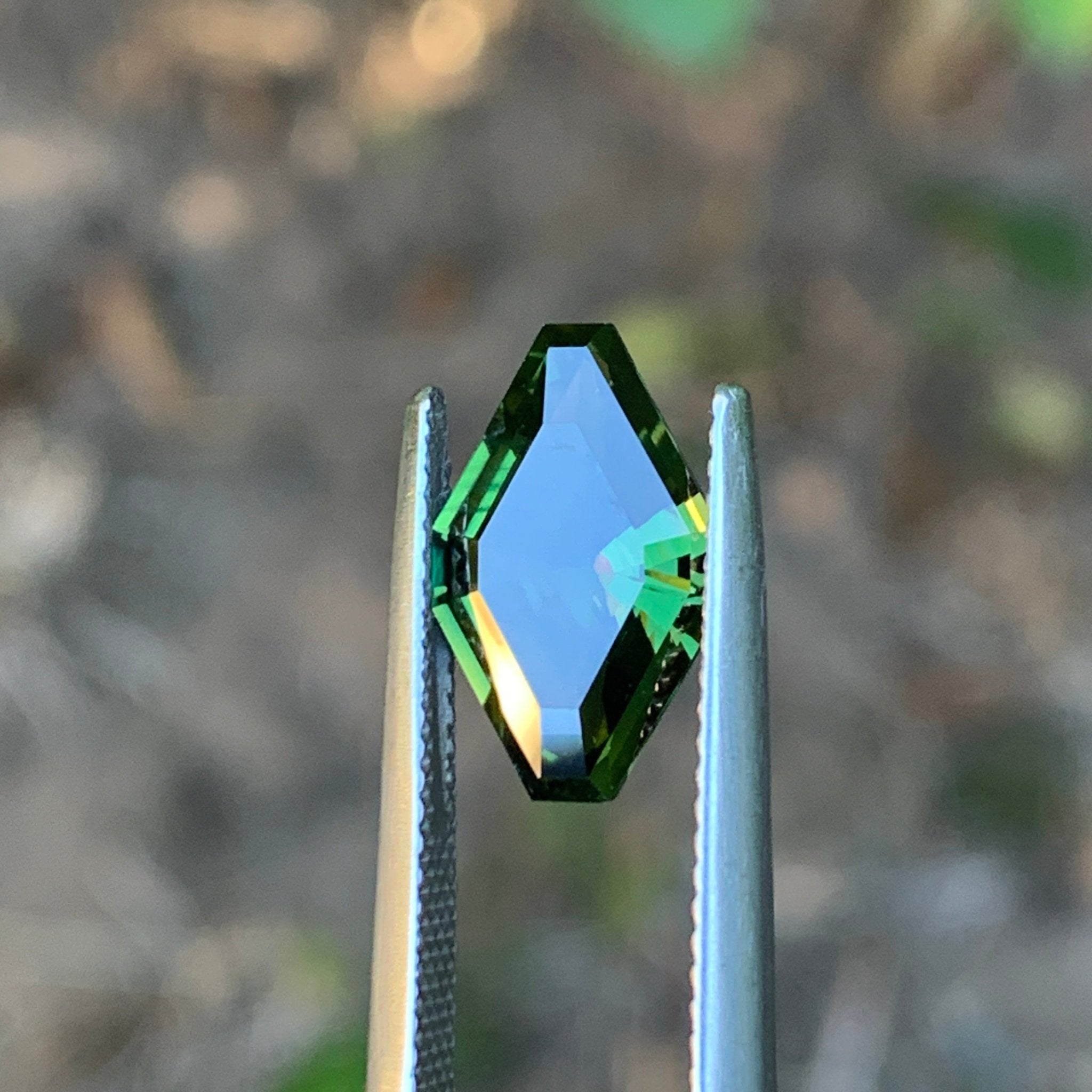 3.3ct Green Sapphire, Hexagon