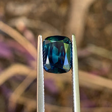 3.41ct Blue Parti Sapphire, Cushion