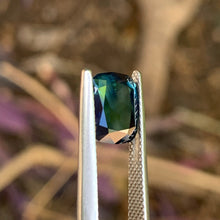 3.41ct Blue Parti Sapphire, Cushion