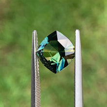 3.42ct Tri Colour Parti Sapphire, Cushion