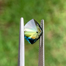 3.42ct Tri Colour Parti Sapphire, Cushion
