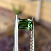 3.43ct Green Sapphire, Emerald Shape