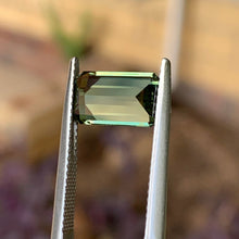 3.43ct Green Sapphire, Emerald Shape