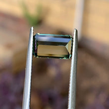 3.43ct Green Sapphire, Emerald Shape