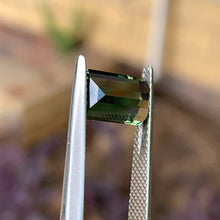 3.43ct Green Sapphire, Emerald Shape