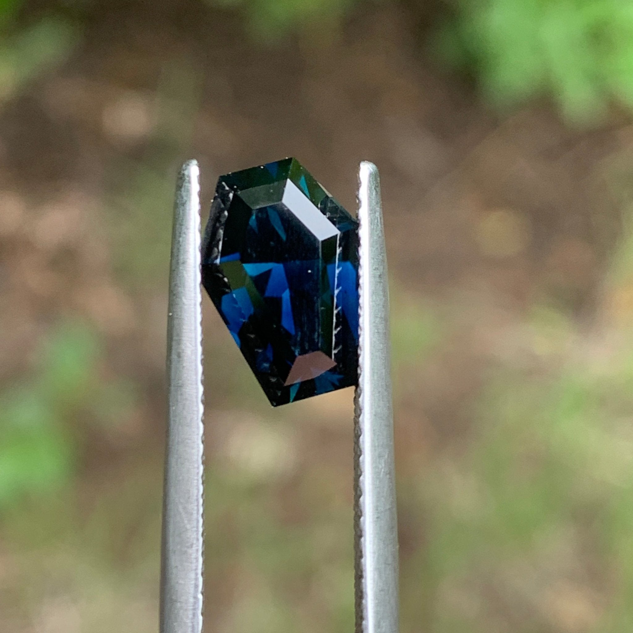 3.4ct Blue Sapphire, Coffin