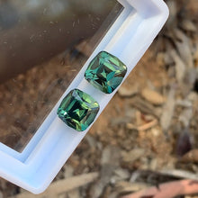 3.4tcw Parti Cushion Sapphires Cushions