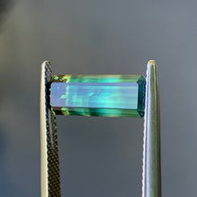 3.54ct Parti Sapphire, Emerald Shape