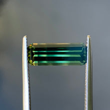 3.54ct Parti Sapphire, Emerald Shape