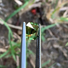 3.66ct Green Sapphire Octagon