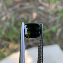 3.69ct Parti Sapphire, Yellow Blue, Cushion