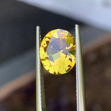 3.84ct Golden Yellow Australian Sapphire, Oval