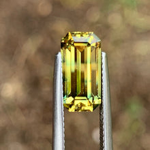 3.86ct Tiger Striped Parti Sapphire, Emerald