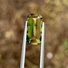 3.86ct Tiger Striped Parti Sapphire, Emerald